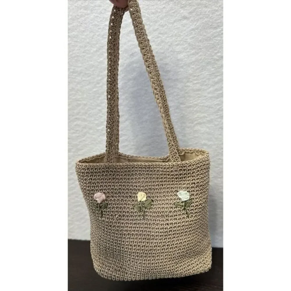 Little Girl's  Small Crochet Tote Bag‎